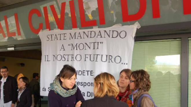 speccializzandi protesta brescia