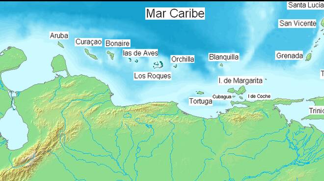 los roques cartina