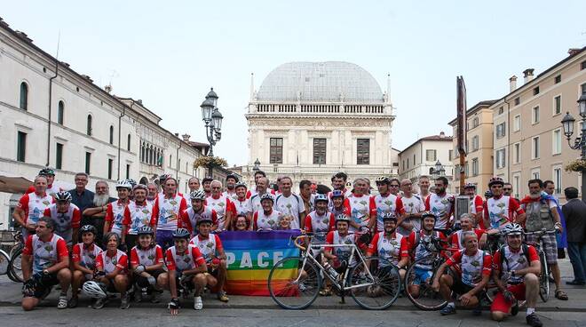 Partenza bici percorri la pace