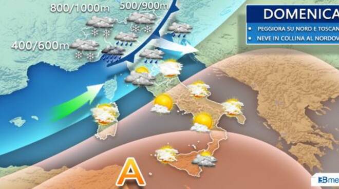 meteo domenica