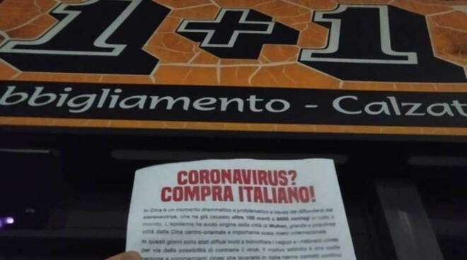 Coronavirus blitz Forza Nuova Brescia Comprare italiano