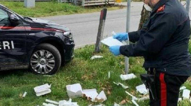 Calcinato centinaia tamponi persi strada