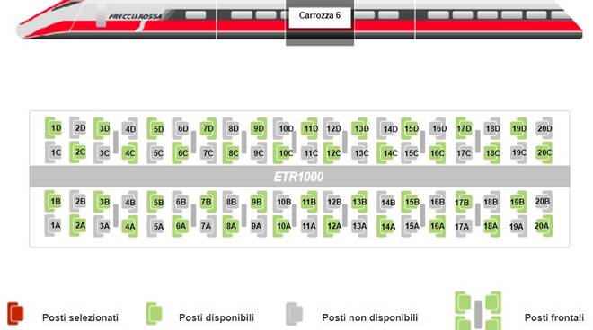 posti frecce trenitalia