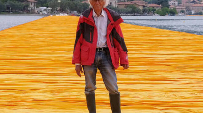 E' morto Christo la sua passerella aveva fatto camminare sul lago Iseo