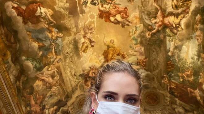 chiara ferragni a palazzo barberini corsini