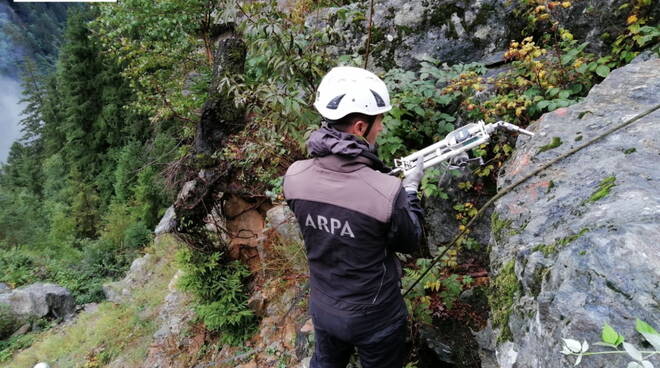 Arpa controllo frana