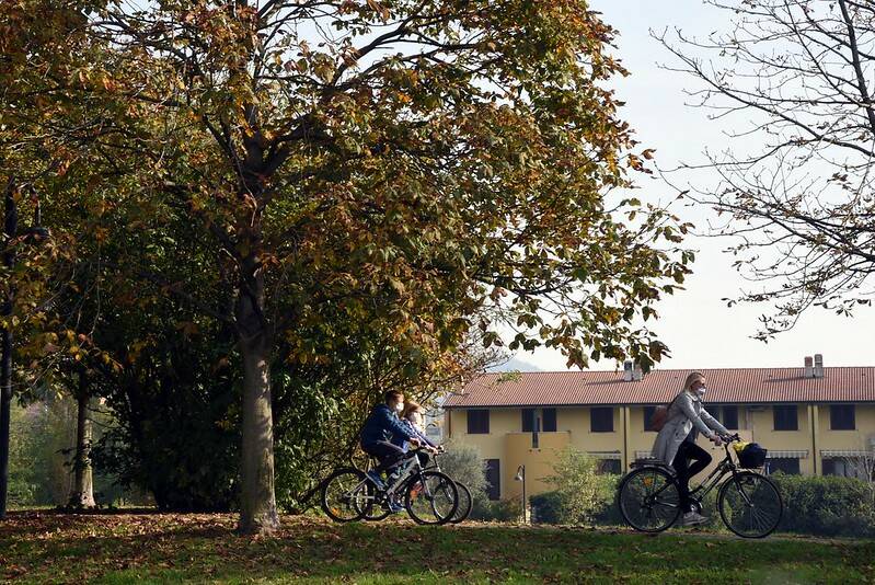 Brescia, autunno nei parchi della città