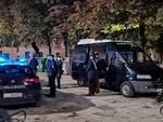 carabinieri in piazza tebaldo brusato