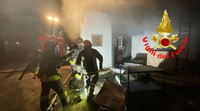 Brescia incendio Alfa Acciai Rogo da una delle cabine elettriche