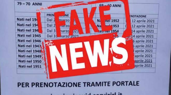 fake news vaccino