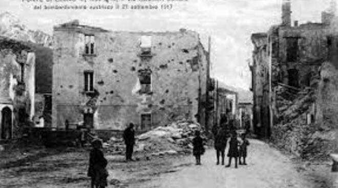 Ponte di Legno bombardamento austriaco 1917 Pontedilegno