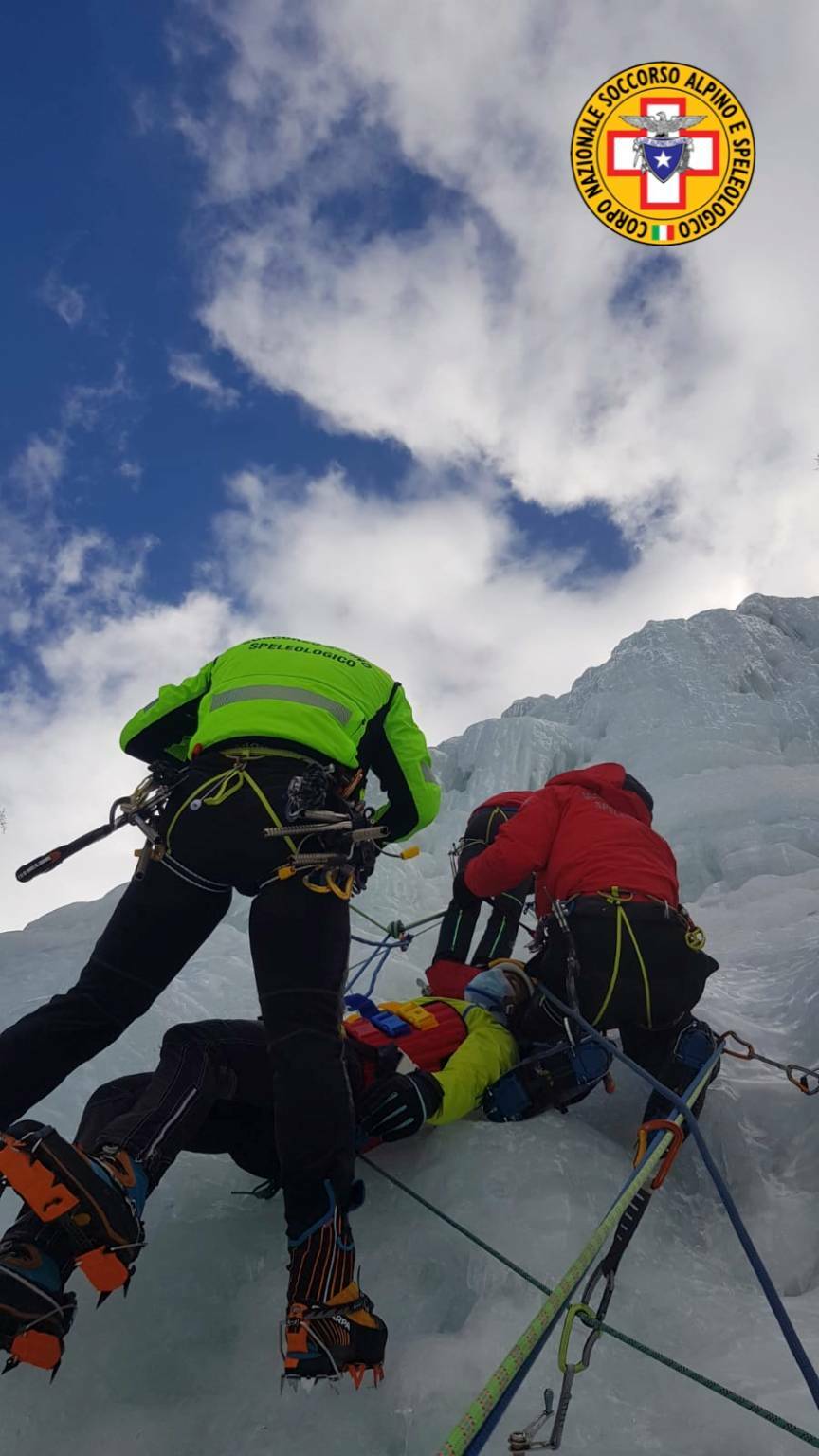soccorso alpino, esercitazione in Val Paghera a Vezza d'Oglio