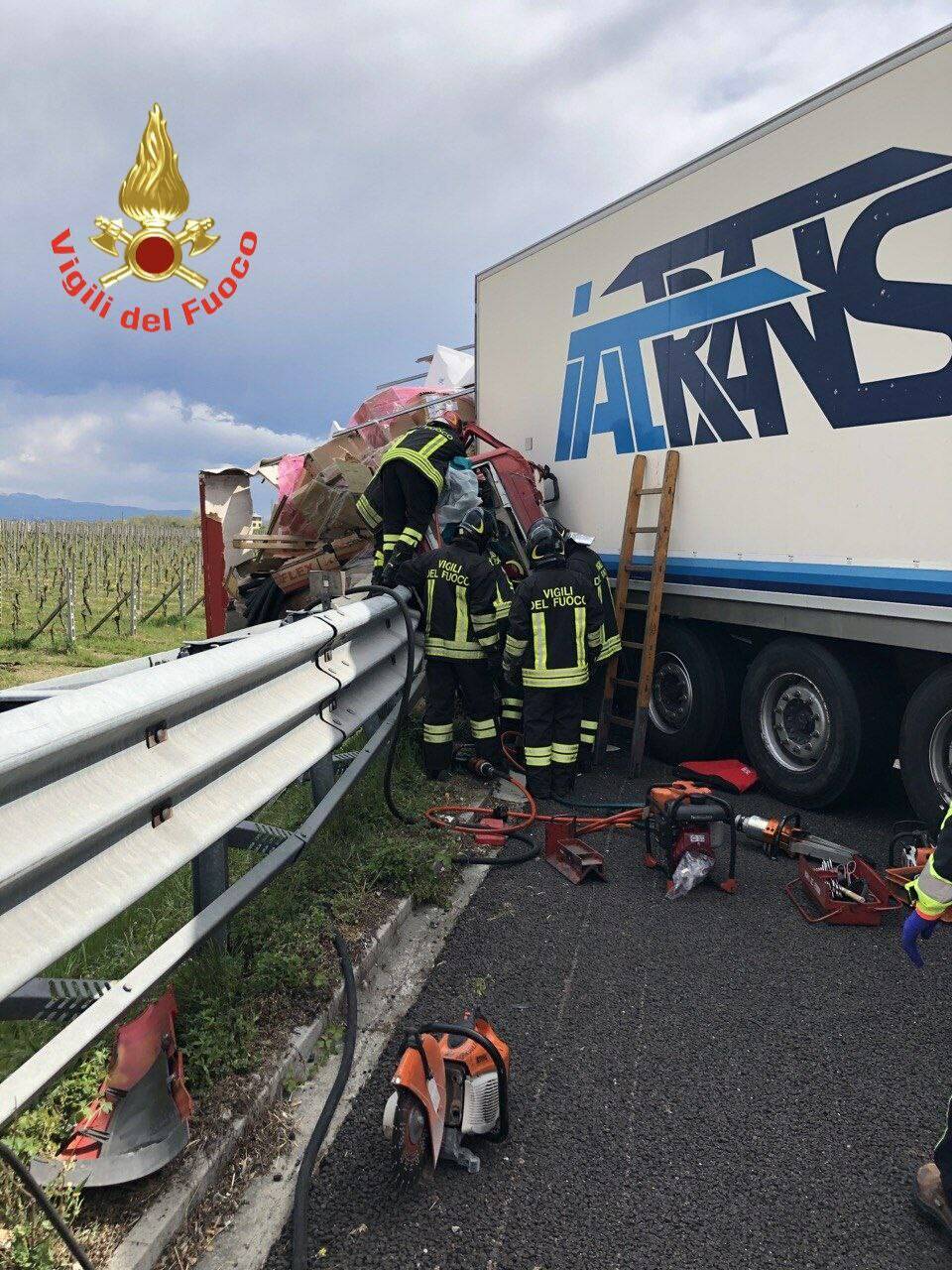 Incidente Autostrada A4 tra Sommacampagna e Desenzano