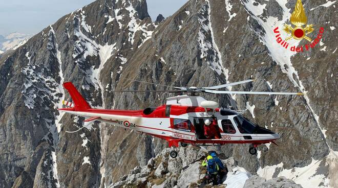 Vigili del Fuovo soccorso alpino