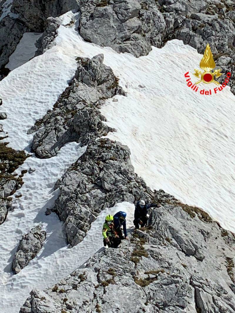 Soccorso alpino Concarena Vigili del Fuoco 