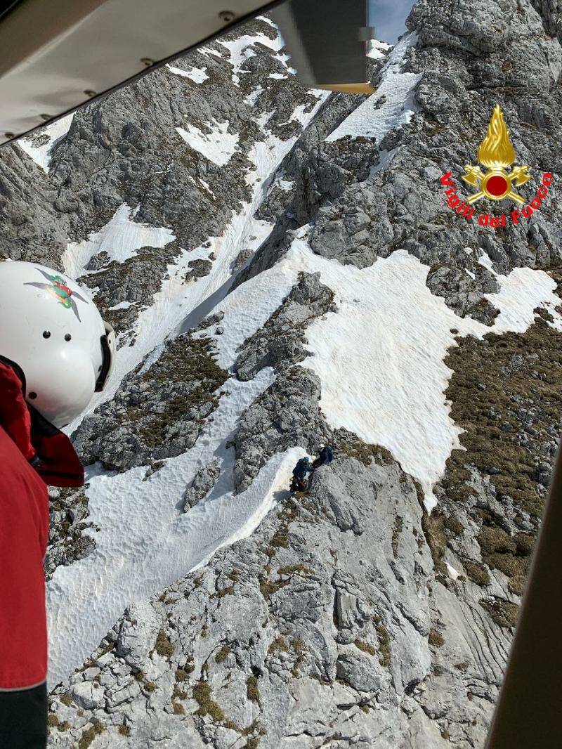 Soccorso alpino Concarena Vigili del Fuoco 