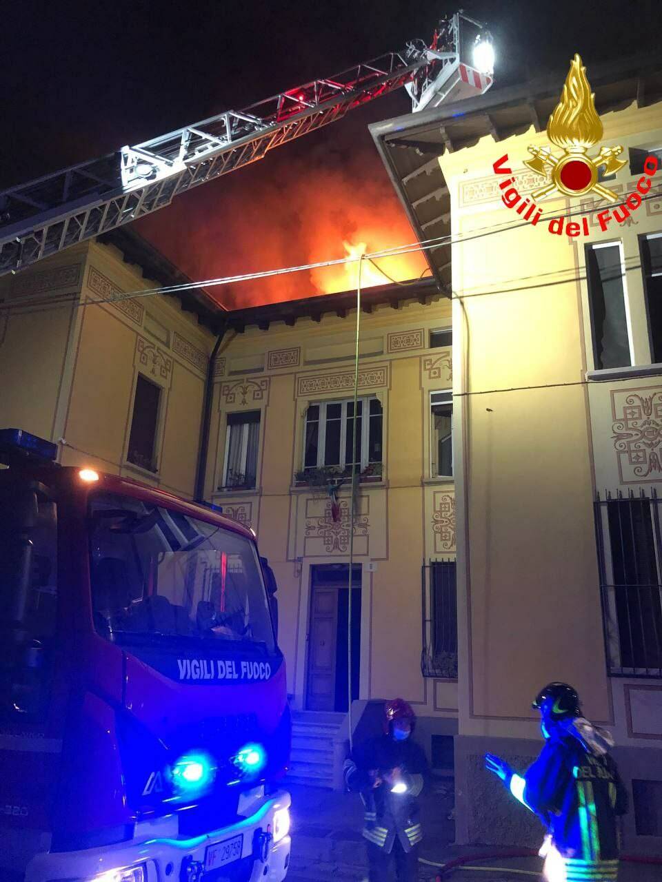 vigili del fuoco Brescia quartiere leonessa
