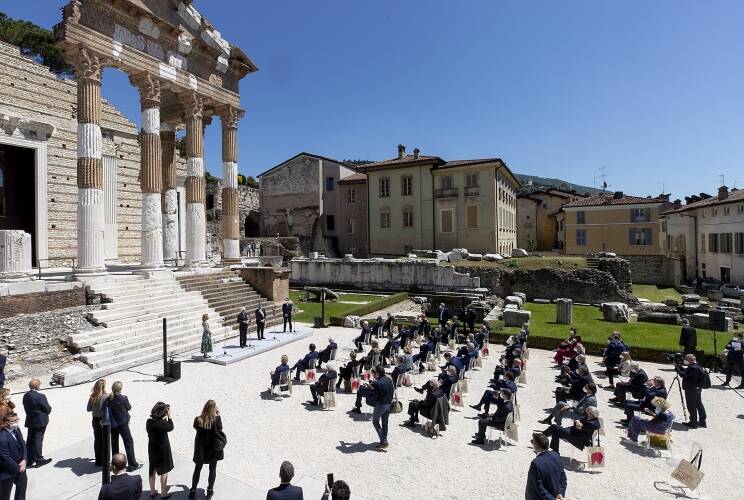 Mattarella a Brescia