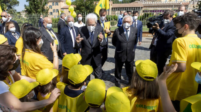 Studenti bresciani incontrano Mattarella alla Festa Educazione alimentare