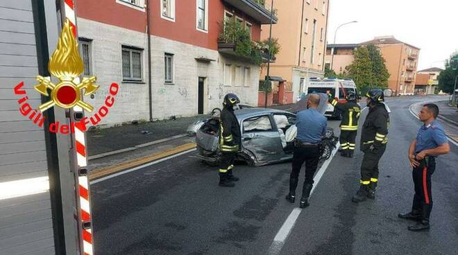 incidente viale venezia vigili del fuoco