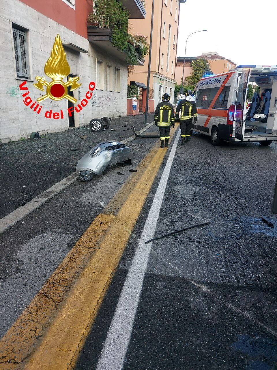 incidente viale venezia vigili del fuoco