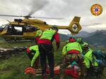 elicottero soccorso alpino Valbondione