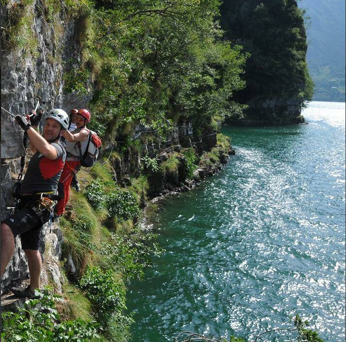 Ferrata Sasse lago Idro