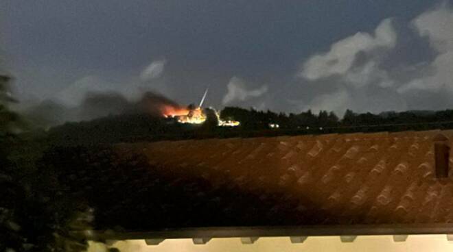 incendio colle san giuseppe castello malvezzi