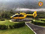 Cnsas Soccorso alpino Valbondione elicottero elisoccorso