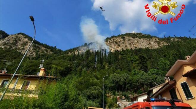 incendio monte Provaglio