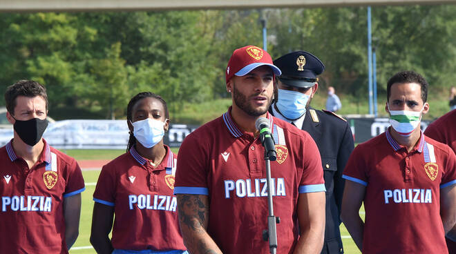 Marcell Jacobs a Sanpolino Brescia nuovo stadio