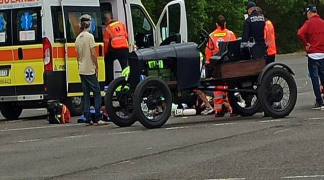 Montichiari circuito storico incidente