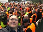 Floriano Massardi alla manifestazione cacciatori caccia