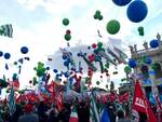 Manifestazione Roma 16 ottobre 2021 delegazione Cgil Brescia