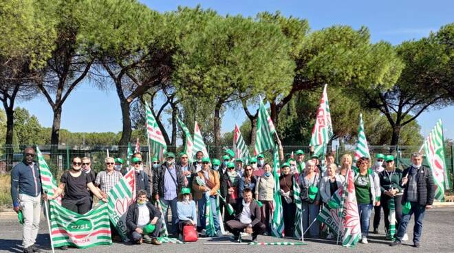 Manifestazione Roma 16 ottobre 2021 delegazione Cisl Brescia