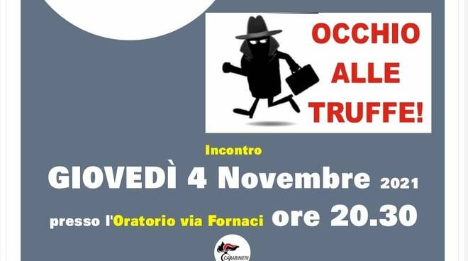 Occhio alle truffe oratorio Fornaci