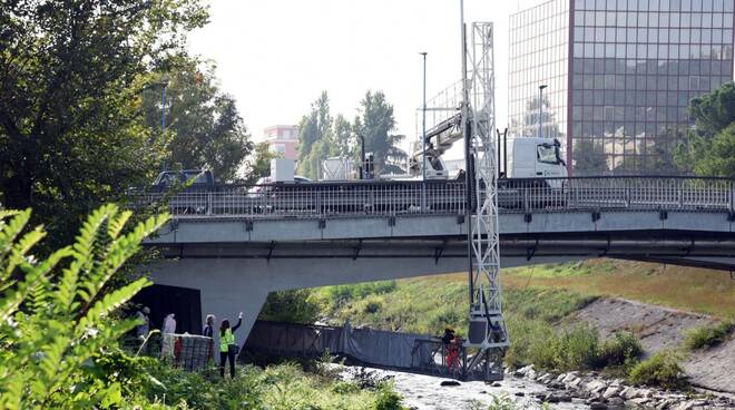 Ponte via Risorgimento fiume Mella Brescia