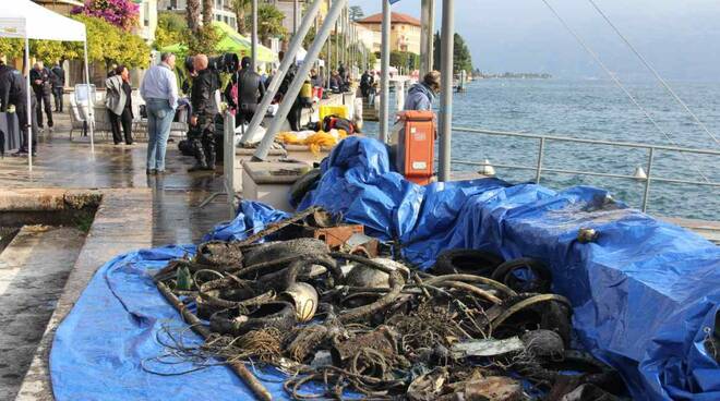 pulizia fondali garda