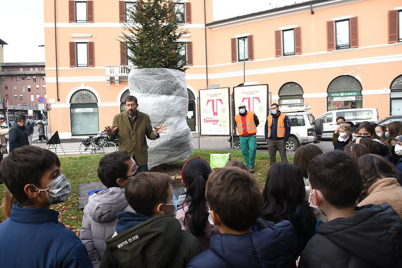 alberi piantati piazza Garibaldi