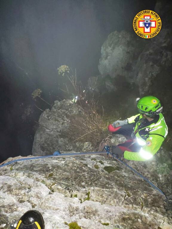 Alpinisti in difficoltà soccorsi sul Monte Castello di Gaino