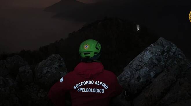 Alpinisti in difficoltà soccorsi sul Monte Castello di Gaino