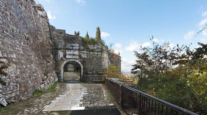 Castello di Brescia Strada del Soccorso (foto Morelli Mesturini)