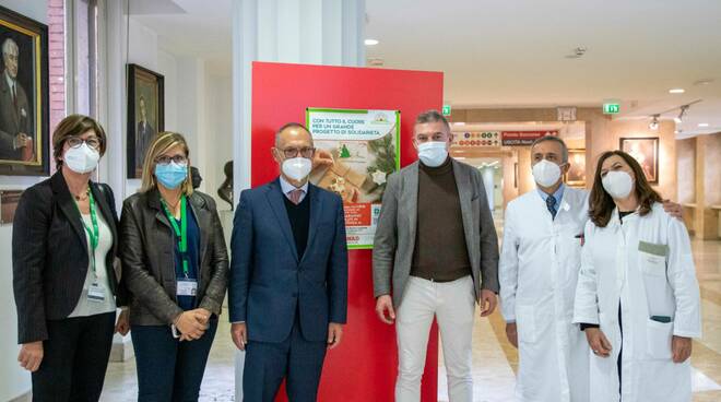 conad centro nord con l'ospedale dei bambini di Brescia