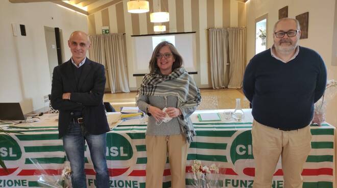 Da sinistra Marcello Marroccoli, Angela Cremaschini, Gian Marco Pollini.