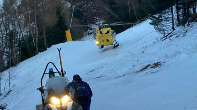 incidente piste sci montecampione