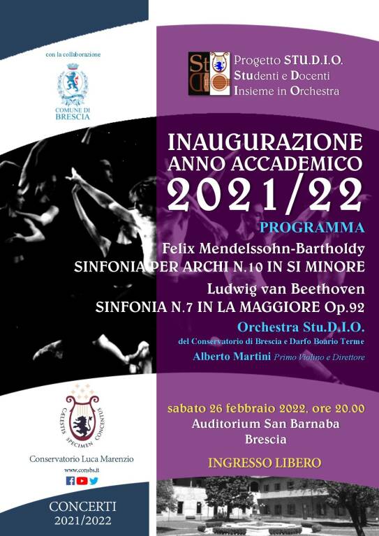 Locandina concerto conservatorio