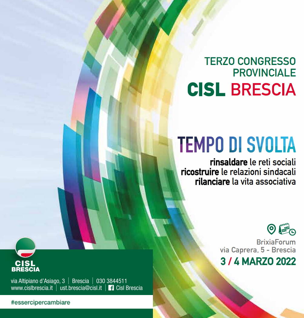 congresso provinciale Cisl Brescia
