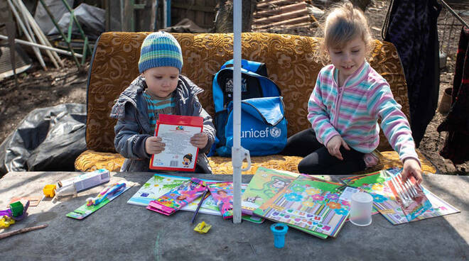 Guerra in ucraina bambini