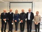 Nella foto da sx:  Giorgio Piccioli Confesercenti, Angelo Bregoli Cna, SIMONA TIRONI, Remo Caldera ANAP Confartigianato, Antonio Zampedri Confagricoltura, Gianantonio Tonioli Confcommercio