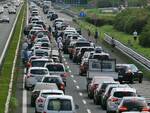 incidente autostrada coda autostrada traffico